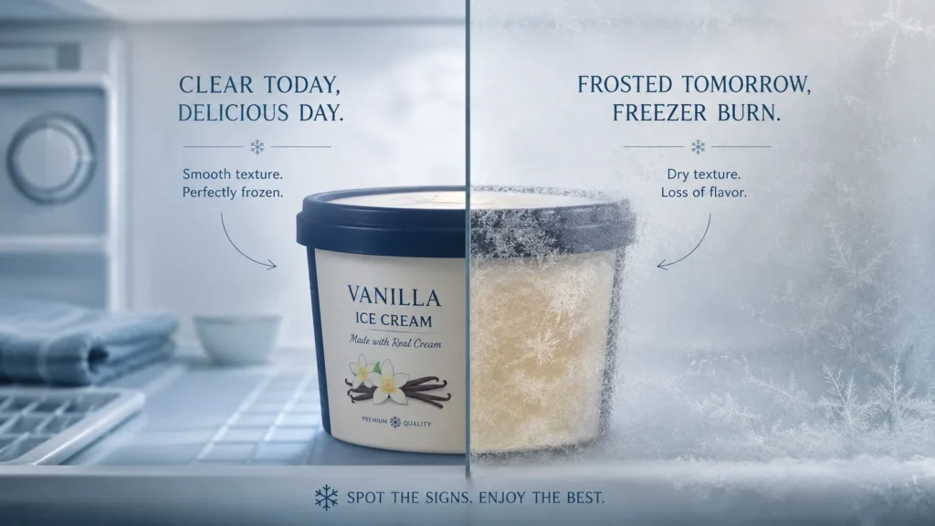 How to Tell If Ice Cream Is Freezer Burned