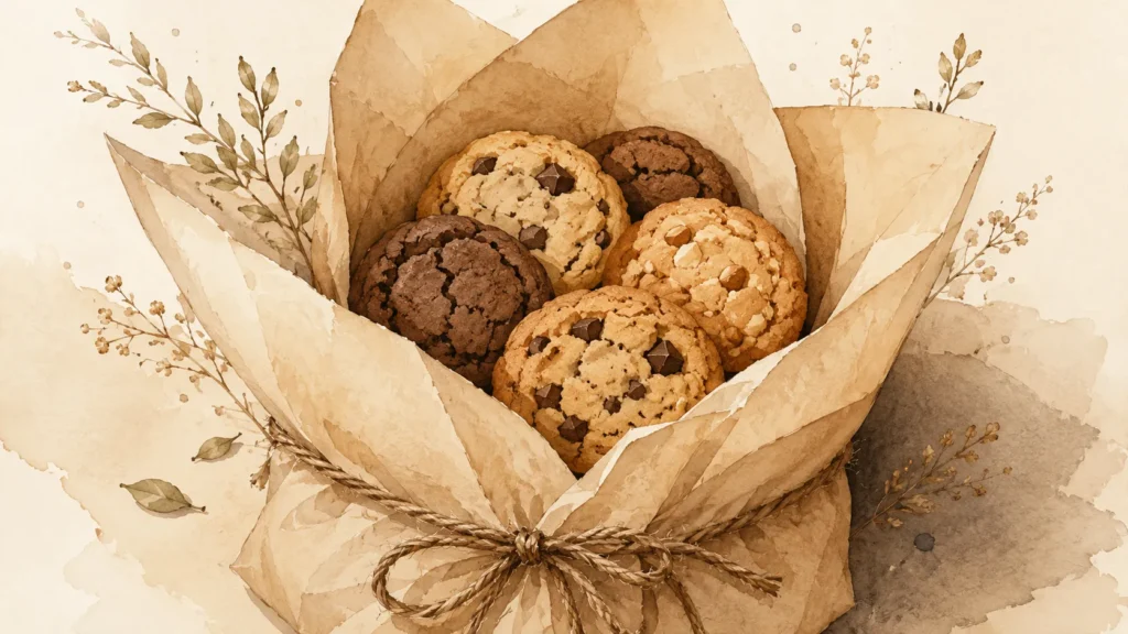 How to Wrap Cookies in Parchment Paper